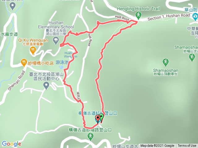 橫嶺古道湖山國小步道半嶺步道O形賞櫻