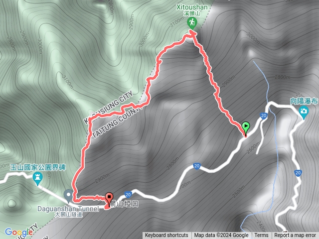 溪頭山連走關山嶺山