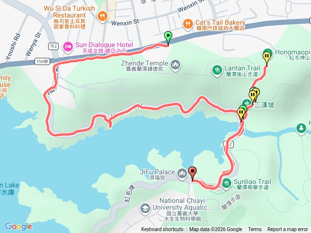 環潭公路-起終濟福宮停車場