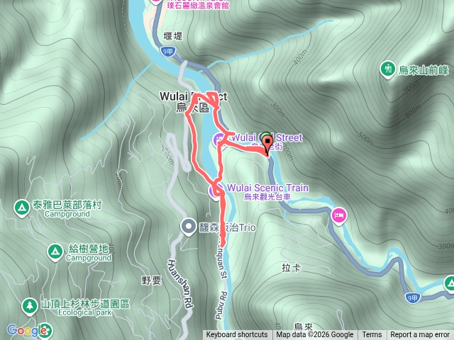 烏來散步-野溪溫泉