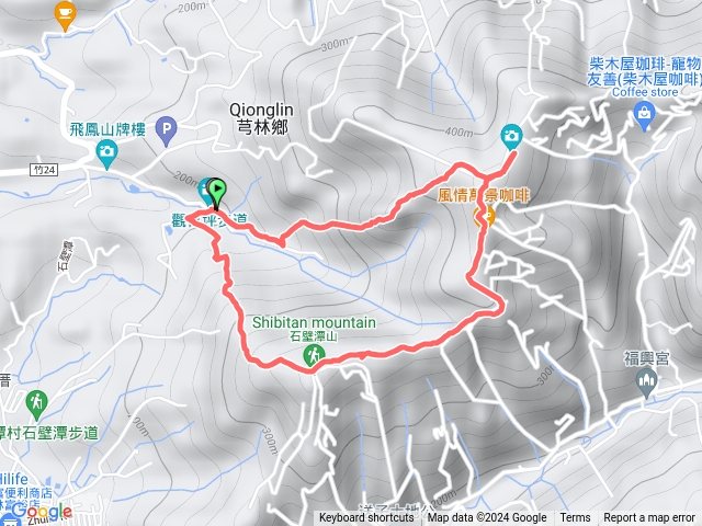 飛鳳山觀日坪古道1800m上2800m下預覽圖