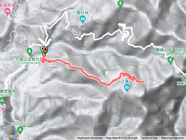 橫嶺山(大雪山生態教室)