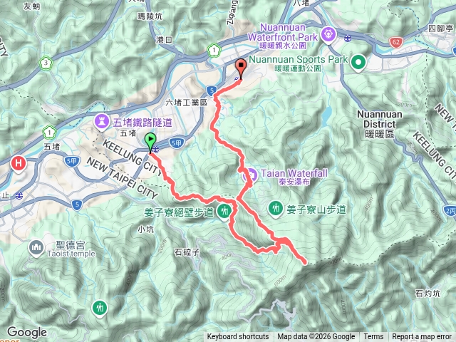 石門山-姜子寮絕壁-姜子寮山-旗尾崙-泰安瀑布預覽圖
