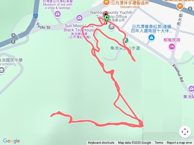 魚池尖（魚池富山，海跋850m，無基石）預覽圖