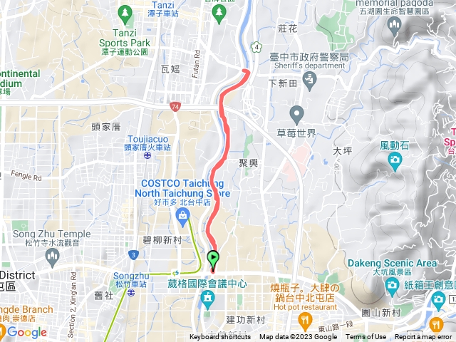 旱溪河堤路跑