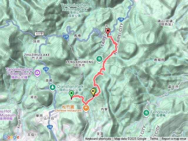 菁礐百年水圳步道竹篙嶺古道竹篙山南峰竹篙山擎天崗環狀步道魚路古道上磺溪橋預覽圖