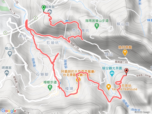 20200920指南宮東南峰-石坡坑山西北峰-石坡坑山(未果)-貓空圓山西峰
