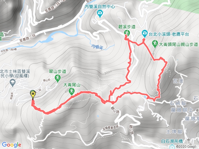 大崙頭登山(來回)