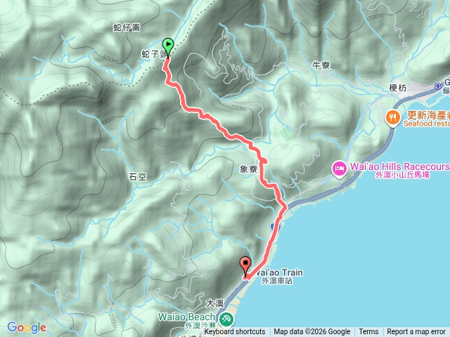 烏山越嶺經坪溪下外澳站預覽圖