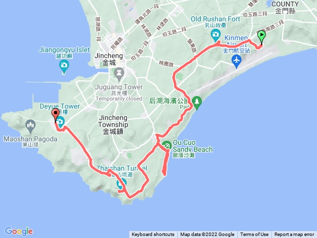 金門徒步環島D1