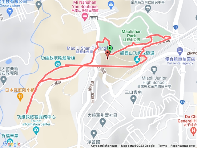 貓貍山公園，功維敘隧道預覽圖