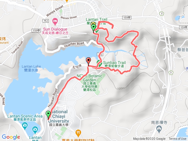 紅毛埤山(小百岳#62)嘉義大學蘭潭校區→蘭潭後山步道O型