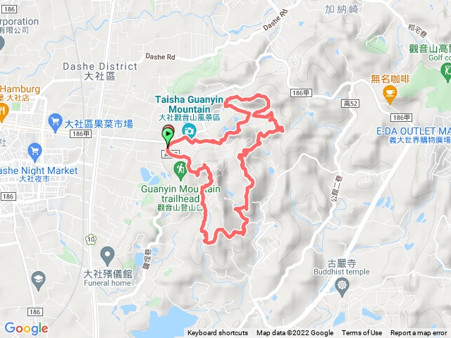 大社觀音山群峰大O行連走