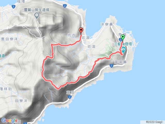 三貂角燈塔走隆隆山下卯澳派出所