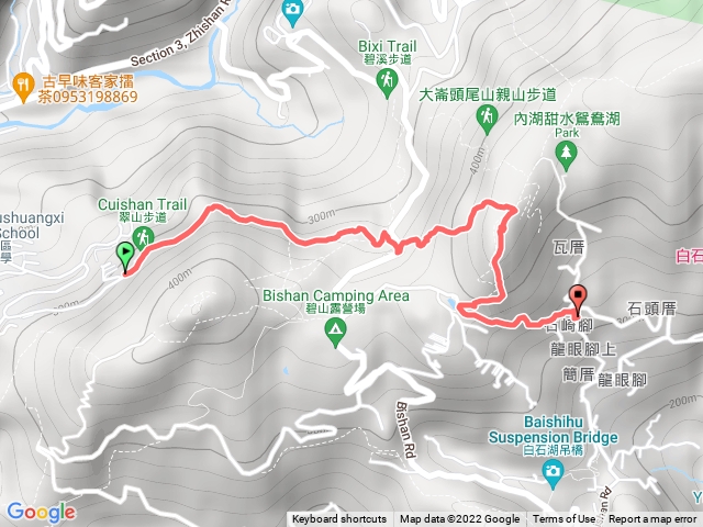翠山步道至大崙頭山
