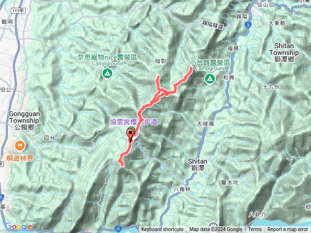 八角崠山脈五連峰