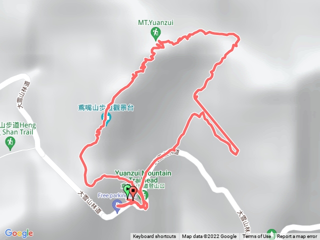 鳶嘴山步道O型