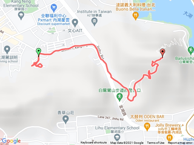 白鷺鷥山健走