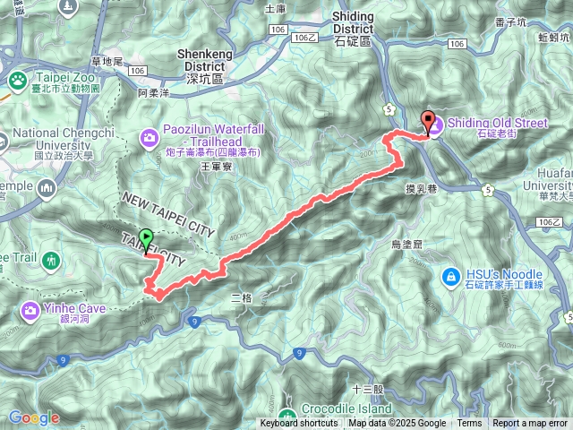 20251003台北天際線第一段之後段(草湳到石碇)(二格筆架連峰)預覽圖