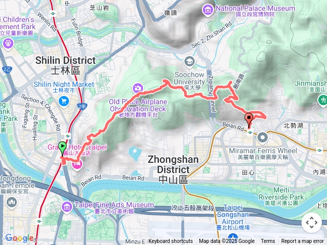 劍潭站劍潭山文間山劍南站下