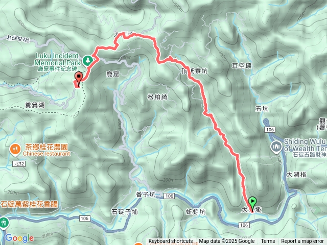 永定里-紙寮坑古道-紙寮山-光明寺-南港茶葉製造示範場