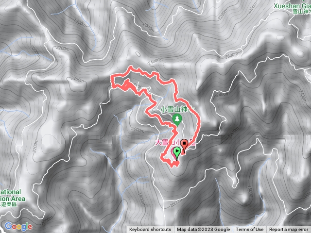大雪山森林浴步道接木馬道