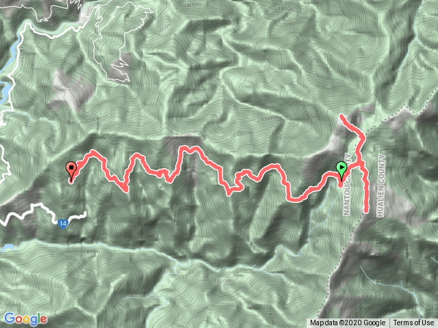 奇萊南華之奇萊南峰與南華山回屯原登山口