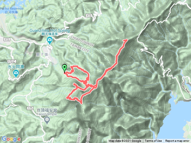 南瀛百岳 大凍山七連峰（雞胸山 九龍山 崩山 黑石崁山 凍仔頂山 大凍山 雞籠山）