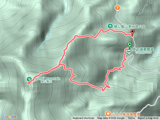 鵝公髻山（雲霧步道）