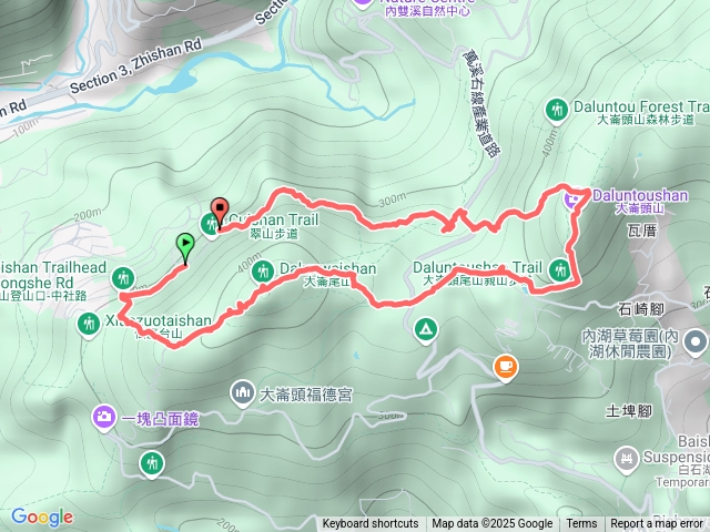 中社路-大崙尾-大崙頭-翠山步道