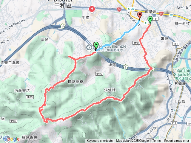 2025-07-12 微笑山線［天上山系］烘爐土地公段
