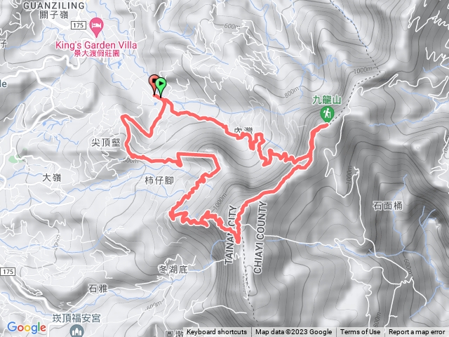 九大雞 綠色長城縱走