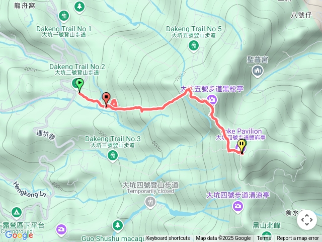 大坑2號上頭嵙山