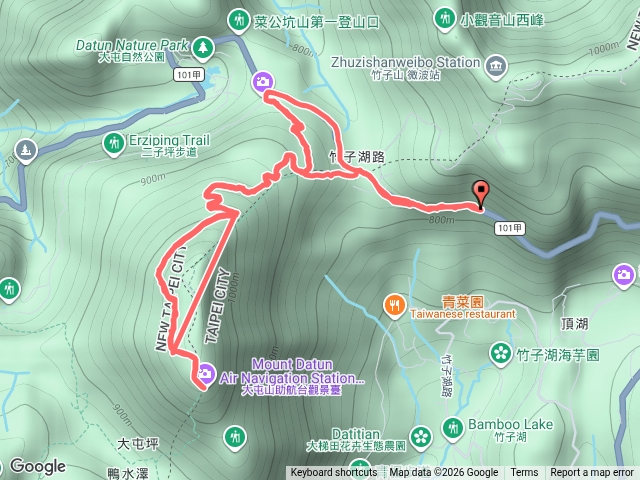 夜爬大屯山二登預覽圖