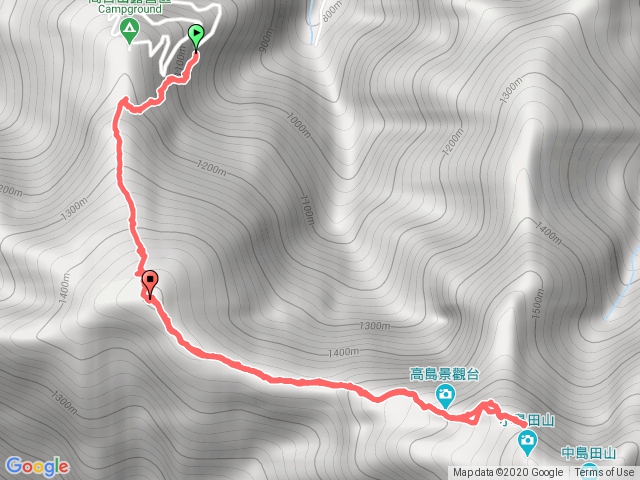 2020.10.18 高臺山電影登山口至小島田回高臺山