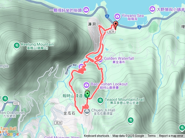水湳洞-黃金瀑布-六坑斜坡索道