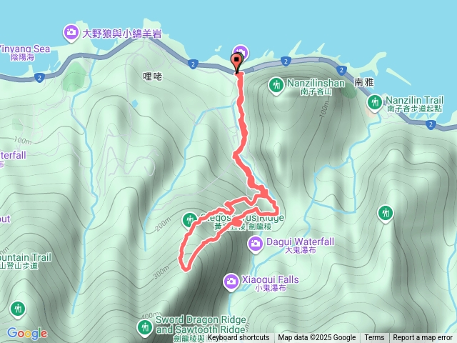 鋸齒稜A段--381峰--劍龍稜小O型