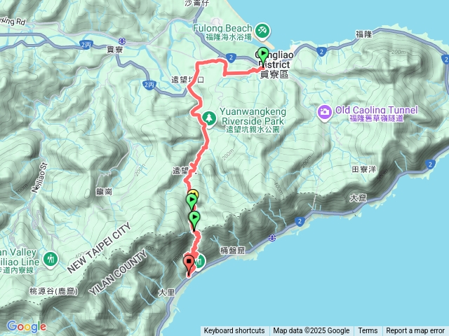 草嶺古道褔隆到大里預覽圖