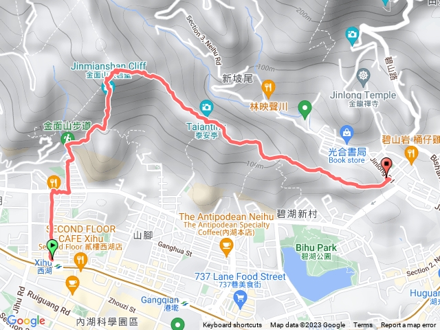 2023.11.23金面山步道、剪刀石to終點金龍隧道口