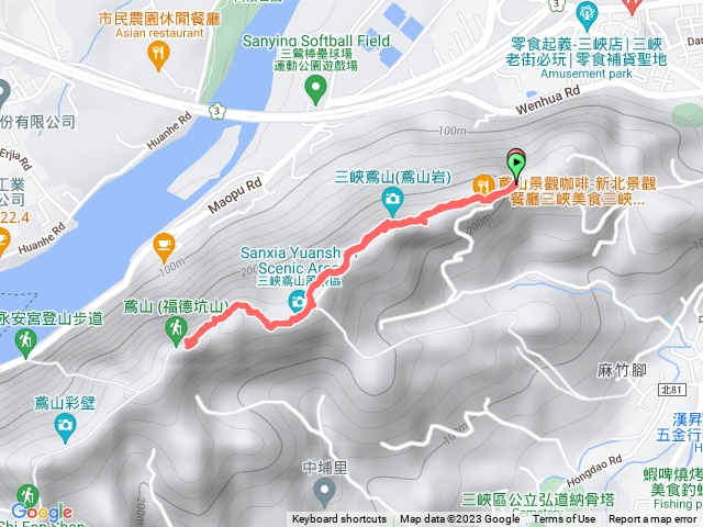 鳶峰路、福德嶺來回