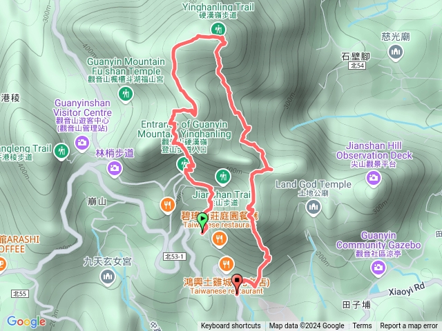 113．09．04觀音山（硬漢嶺步道上－鷹仔尖－小北插路線下）預覽圖