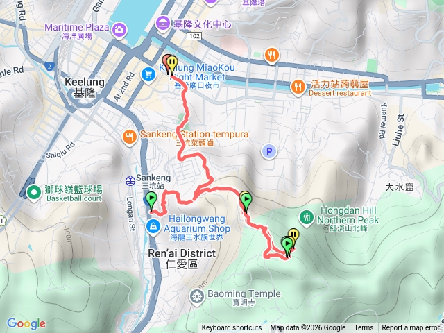 紅淡山南天宮上基隆廟口下預覽圖