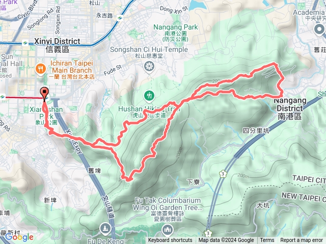 象山拇指山中華科大8字走