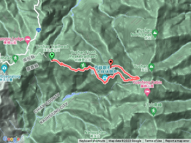 塔塔加-玉山西峰