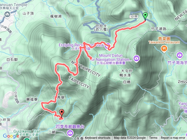 二子山東西峰楓樹湖古道面天山石厝群面天山北稜面天山火燒山向天池山頂青礐古道向天山南峰