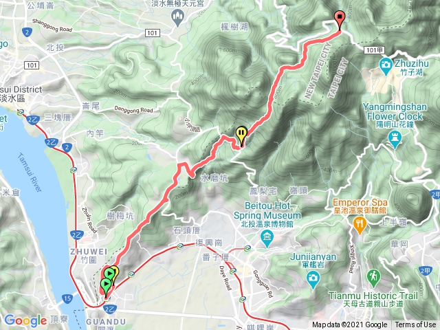 台北大縱走2021第一段