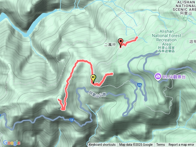二萬坪山平遮那山連走樹抱石預覽圖