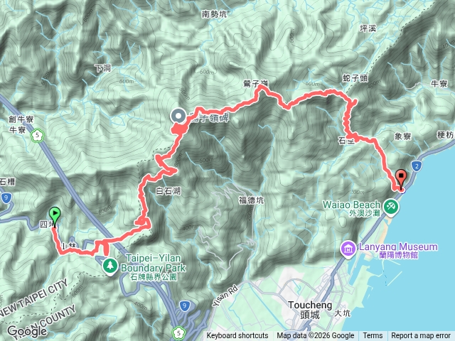 坪林鶯子頂山-鶯子嶺山-太和山-石空山-外澳預覽圖