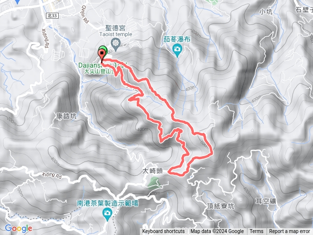 大尖山、四分尾山、紙寮山O型