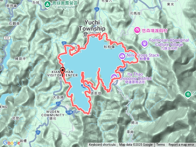 日月潭徒步環潭預覽圖